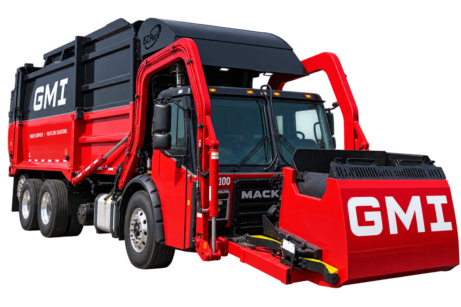 GMI Services Front-Load Garbage Truck