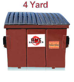 4 Yard Commercial Dumpster