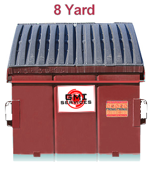 8 Yard Commercial Dumpster