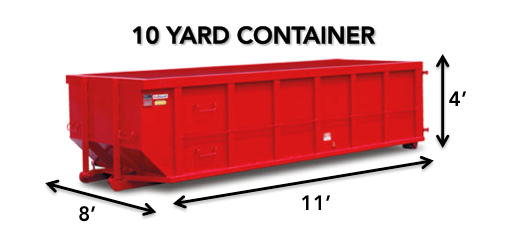 10 Yard Roll-Off Container